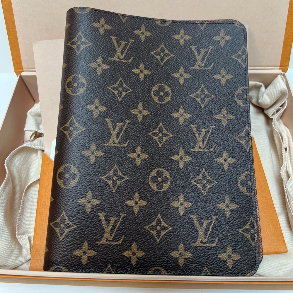 Louis Vuitton Monogram Desk Agenda Cover - Authentic NEW w/ Receipt
